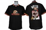 Jerseys Factory Cheap Nike 49ers #52 Patrick Willis Black Men's