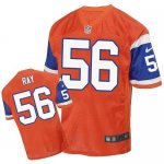 Jerseys Factory Cheap Nike Broncos #56 Shane Ray Orange Throwbac