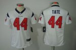 Jerseys Factory Cheap Nike Texans #44 Ben Tate White Women's Emb