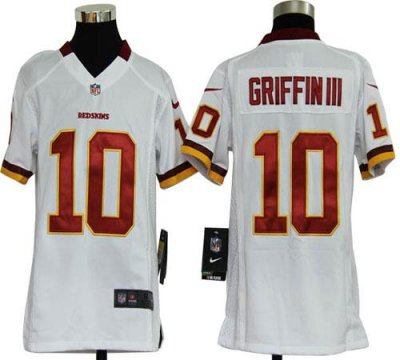 Jerseys Factory Cheap Nike Redskins #10 Robert Griffin III White