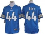 Jerseys Factory Cheap Nike Lions #44 Jahvid Best Blue Team Color