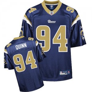 Jerseys Factory Cheap Rams #94 Robert Quinn Blue Stitched NFL Je