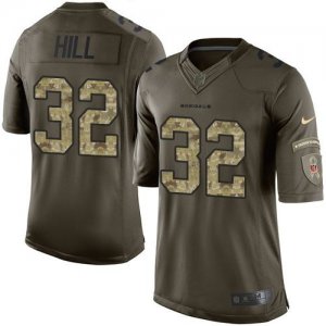 Jerseys Factory Cheap Nike Bengals #32 Jeremy Hill Green Men's S
