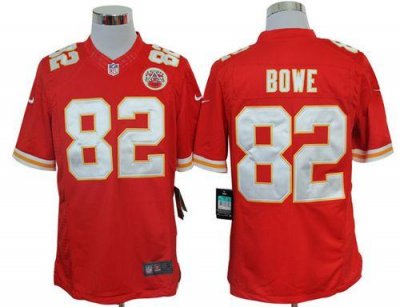 Jerseys Factory Cheap Nike Chiefs #82 Dwayne Bowe Red Team Color