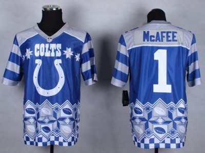 Jerseys Factory Cheap Nike Colts #1 Pat McAfee Royal Blue Men's