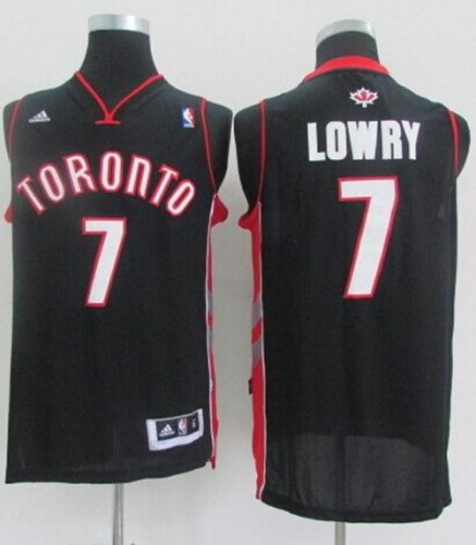 Jerseys Factory Cheap Revolution 30 Raptors #7 Kyle Lowry Black