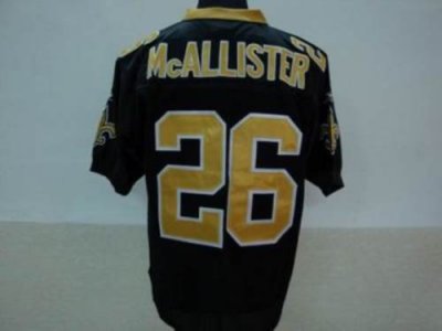 Jerseys Factory Cheap Saints #26 Deuce McAllister Black Stitched
