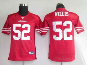 Jerseys Factory Cheap 49ers #52 Patrick Willis Red Embroidered Y