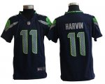 Jerseys Factory Cheap Nike Seahawks #11 Percy Harvin Steel Blue