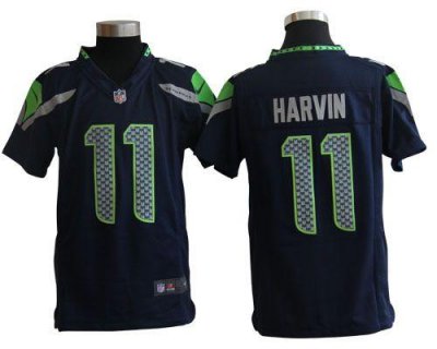 Jerseys Factory Cheap Nike Seahawks #11 Percy Harvin Steel Blue