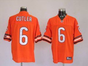 Jerseys Factory Cheap Bears #6 Jay Cutler Orange Stitched NFL Je