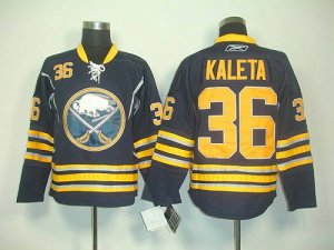 Jerseys Factory Cheap Sabres #36 Patrick Kaleta Navy Blue Home E