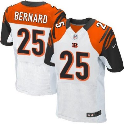 Jerseys Factory Cheap Nike Bengals #25 Giovani Bernard White Men