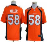 Jerseys Factory Cheap Nike Broncos #58 Von Miller Orange Team Co
