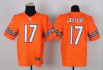 Jerseys Factory Cheap Nike Bears #17 Alshon Jeffery Orange Alter