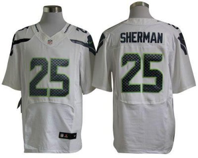 Jerseys Factory Cheap Nike Seahawks #25 Richard Sherman White Me