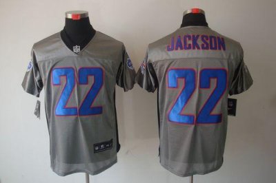 Jerseys Factory Cheap Nike Bills #22 Fred Jackson Grey Shadow Me