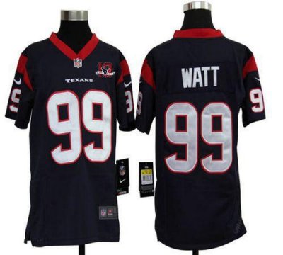 Jerseys Factory Cheap Nike Texans #99 J.J. Watt Navy Blue Team C