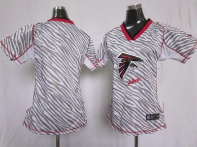 Jerseys Factory Cheap Nike Falcons Blank Zebra Women's Embroider