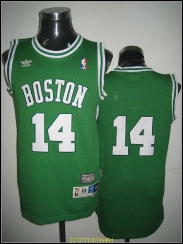 Jerseys Factory Cheap Celtics #14 Bob Cousy Stitched Green Throw