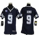 Jerseys Factory Cheap Nike Cowboys #9 Tony Romo Navy Blue Team C