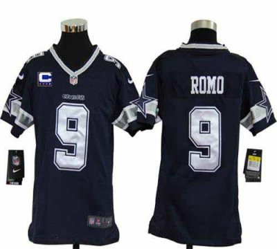 Jerseys Factory Cheap Nike Cowboys #9 Tony Romo Navy Blue Team C