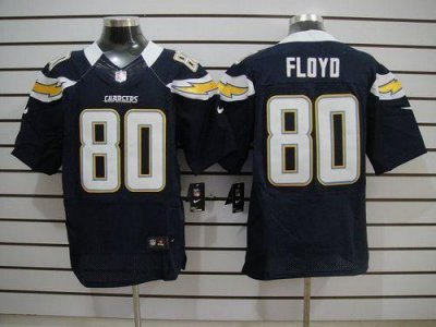 Jerseys Factory Cheap Nike Chargers #80 Malcom Floyd Navy Blue T