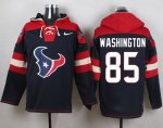 Jerseys Factory Cheap Nike Texans #85 Nate Washington Navy Blue