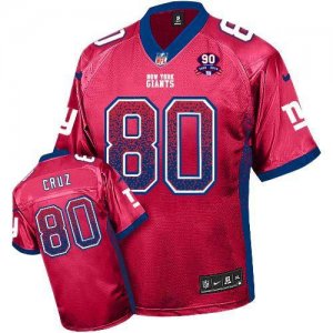 Jerseys Factory Cheap Nike Giants #80 Victor Cruz Red Alternate