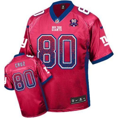 Jerseys Factory Cheap Nike Giants #80 Victor Cruz Red Alternate