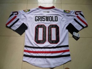 Jerseys Factory Cheap Blackhawks #00 Clark Griswold White CCM Th