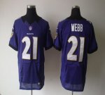 Jerseys Factory Cheap Nike Ravens #21 Lardarius Webb Purple Team