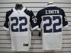 Jerseys Factory Cheap Nike Cowboys #22 Emmitt Smith White Thanks