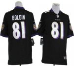 Jerseys Factory Cheap Nike Ravens #81 Anquan Boldin Black Altern