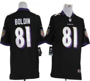 Jerseys Factory Cheap Nike Ravens #81 Anquan Boldin Black Altern