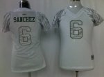 Jerseys Factory Cheap Jets #6 Mark Sanchez White Women's Zebra F