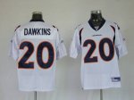 Jerseys Factory Cheap Broncos #20 Brian Dawkins White Stitched N