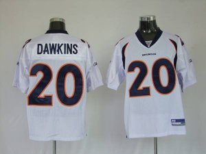 Jerseys Factory Cheap Broncos #20 Brian Dawkins White Stitched N