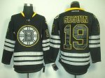 Jerseys Factory Cheap Bruins #19 Tyler Seguin Black Ice Embroide