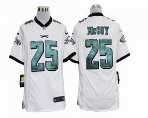 Jerseys Factory Cheap Nike Eagles #25 LeSean McCoy White Men's E