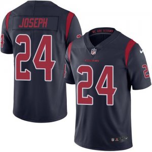Jerseys Factory Cheap Nike Texans #24 Johnathan Joseph Navy Blue