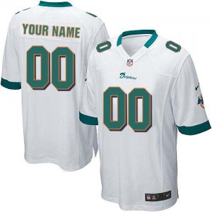 Jerseys Factory Cheap Nike Miami Dolphins Customized White Embro
