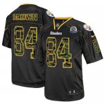 Jerseys Factory Cheap Nike Steelers #84 Antonio Brown Black With