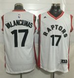 Jerseys Factory Cheap Raptors #17 Jonas Valanciunas White Stitch