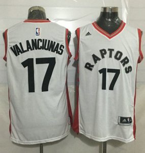 Jerseys Factory Cheap Raptors #17 Jonas Valanciunas White Stitch