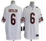 Jerseys Factory Cheap Nike Bears #6 Jay Cutler White Men's Stitc