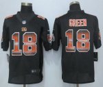 Jerseys Factory Cheap Nike Bengals #18 A.J. Green Black Team Col