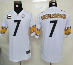Jerseys Factory Cheap Nike Steelers #7 Ben Roethlisberger White