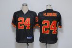 Jerseys Factory Cheap Chiefs #24 Brandon Flowers Black Stitched