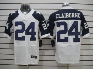 Jerseys Factory Cheap Nike Cowboys #24 Morris Claiborne White Th